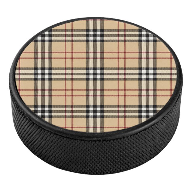 Disco De Hockey Scottish Tartan Pattern     (3/4)