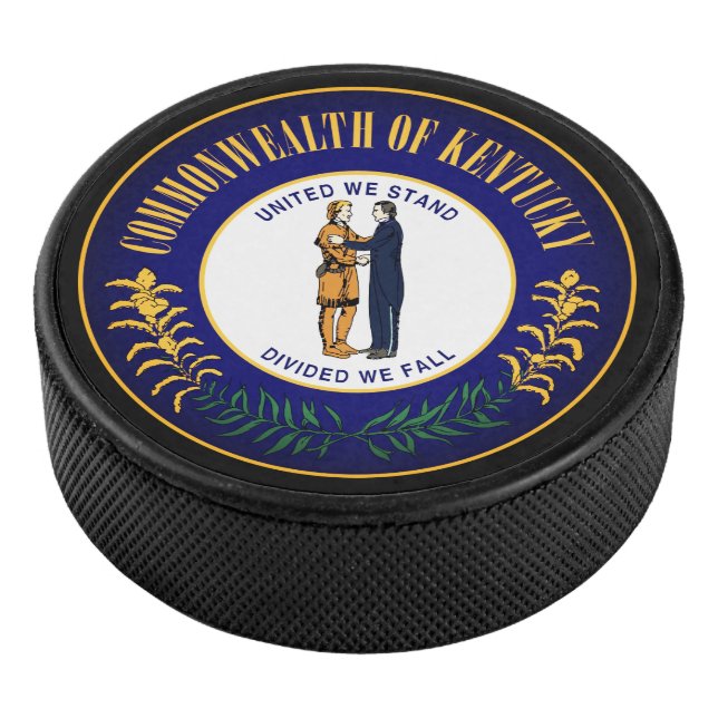 Disco De Hockey Sello de Estado de Kentucky (3/4)