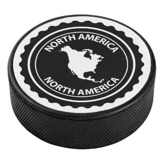 Disco De Hockey Sello de Norteamérica