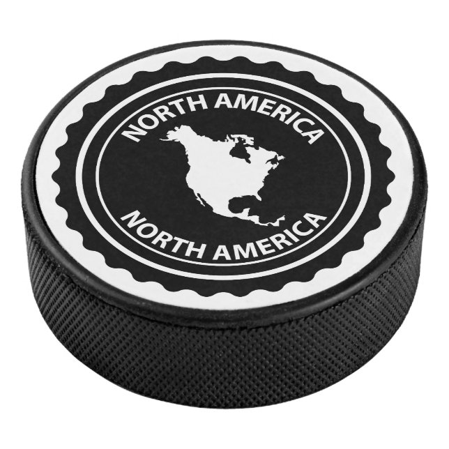 Disco De Hockey Sello de Norteamérica (3/4)