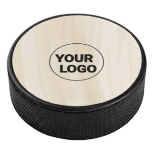 Disco De Hockey Sencillo y minimalista logotipo personalizado eleg