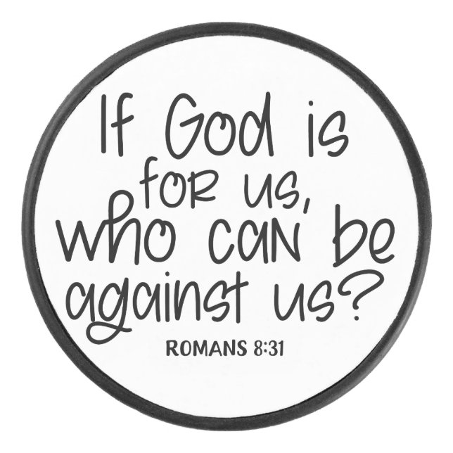 Disco De Hockey Si Dios es para nosotros que podemos estar contra  (Anverso)