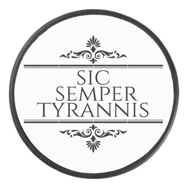 Disco De Hockey Sic Semper Tyrannis (Anverso)