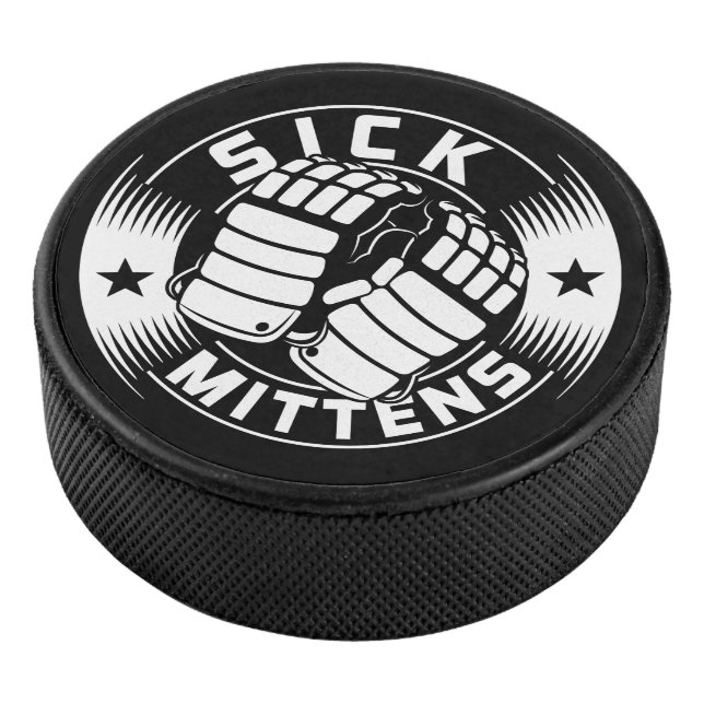 Disco De Hockey Sick Mittens Hockey sobre hielo Puck (3/4)