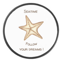 Sigue tus sueños acuarela Seatime Estrella de mar