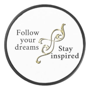 Disco De Hockey Sigue tus sueños - Pulsera Inspiradora para