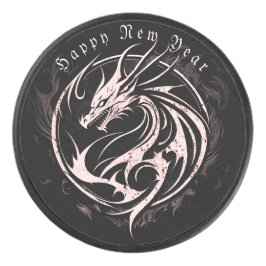 Disco De Hockey Símbolo del tatuaje del dragón, personalizado