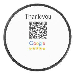 Disco De Hockey Simple código qr minimalista agregar logo escanear