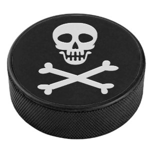 Disco De Hockey Skull & Crossbone