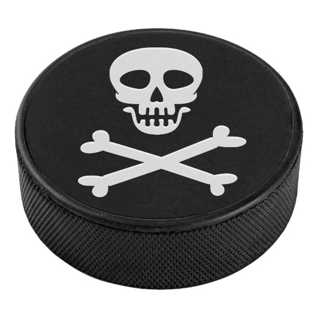 Disco De Hockey Skull & Crossbone (3/4)