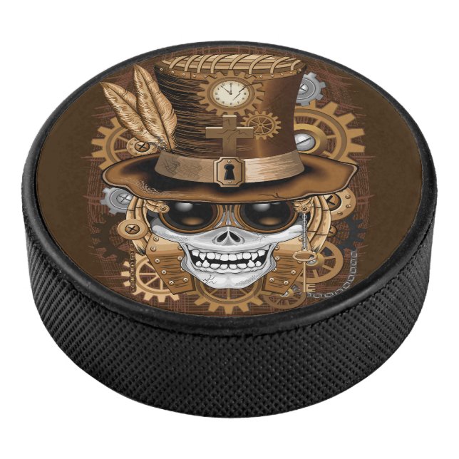 Disco De Hockey Skull Steampunk Voodoo Retro Machine (3/4)
