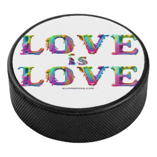 Disco De Hockey SlipperyJoe el amor es amor goteando derretirse di