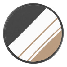 Sofisticadas rayas de Carreras blanca de Tan negro