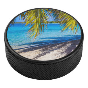 Disco De Hockey Sombras en la playa