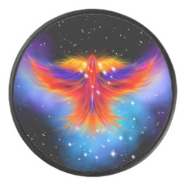 Disco De Hockey Space Phoenix Nebula
