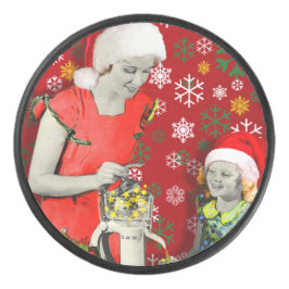 Disco De Hockey Squeeze tus Navidades