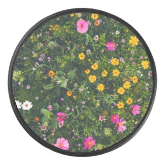 Disco De Hockey Stylish Watercolor Floral Pattern
