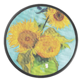 Disco De Hockey Sunflowers Vincent van Gogh