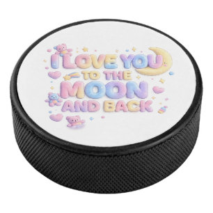 Disco De Hockey Te Amo Hasta la Luna y de Regreso – Ositos Tiernos