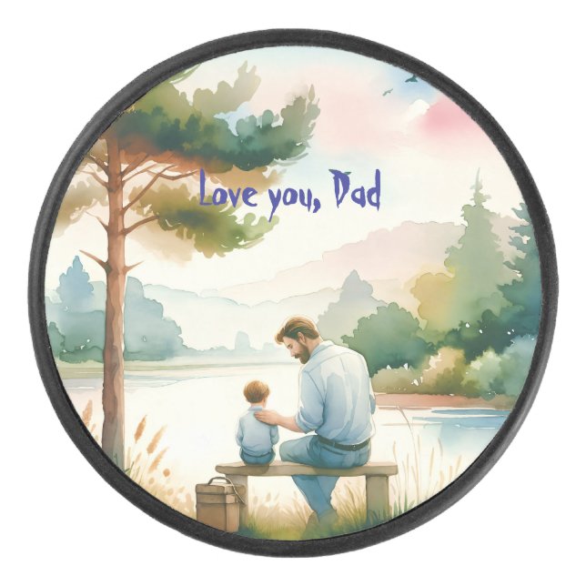 Disco De Hockey Te quiero, papá (Anverso)