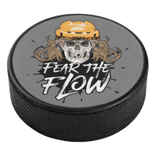 Disco De Hockey Teme El Flujo (cabello de hockey)