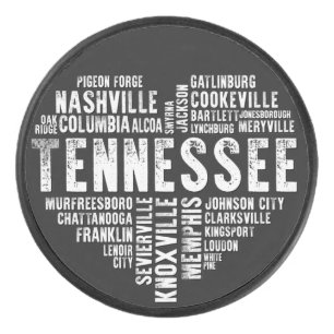 Disco De Hockey Tennessee Heart Cookeville Chattanooga Oak Ridge