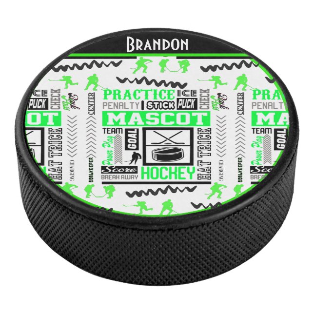 Disco De Hockey Terminología de hockey masculino personalizada Neo (3/4)