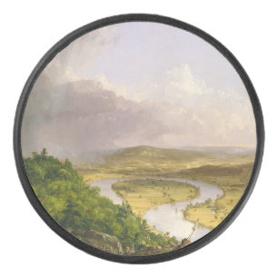 Disco De Hockey Thomas Cole El Oxbow El río Connecticut 