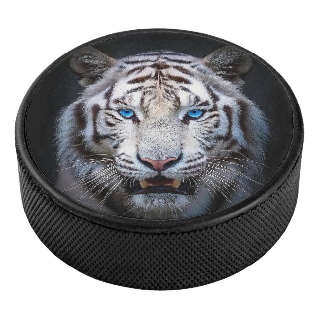 Disco De Hockey Tigre Blanco Ojos Azules (3/4)