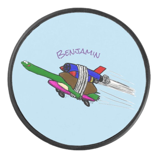 Disco De Hockey Tortuga voladora (Anverso)