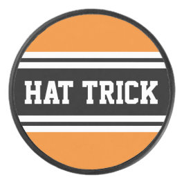 Disco De Hockey TRICK gorra Naranja negrita Bandas de Carreras neg