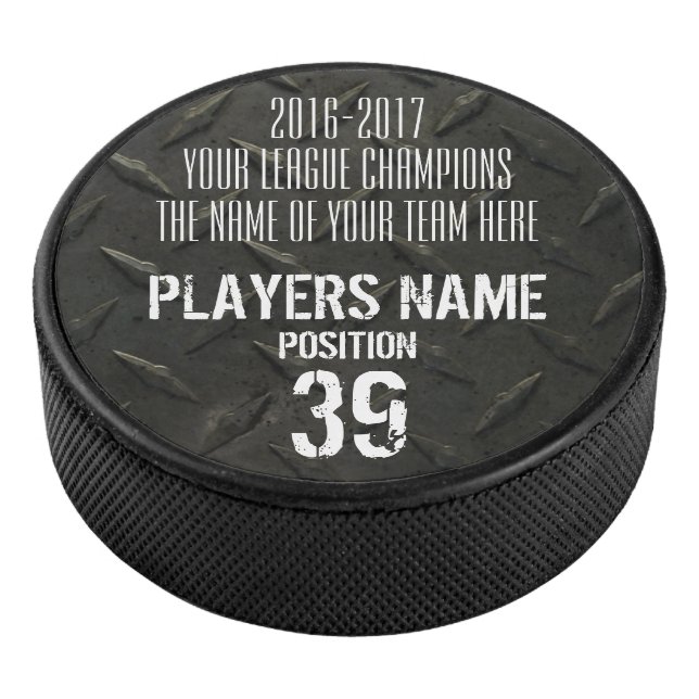 Disco De Hockey Trofeo de Personalizable de hockey (3/4)