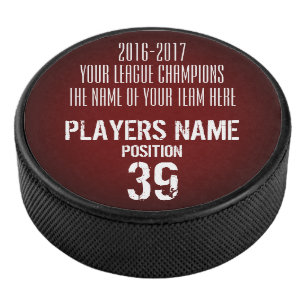 Disco De Hockey Trofeo personalizable de hockey