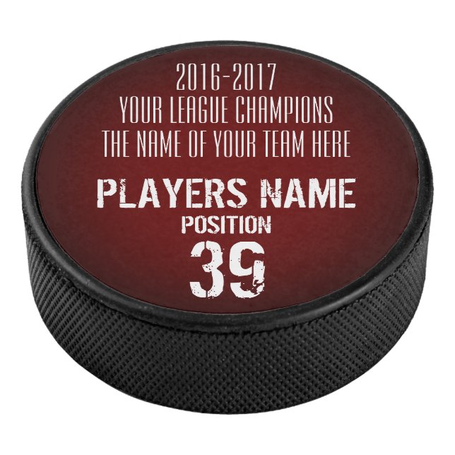Disco De Hockey Trofeo personalizable de hockey (3/4)