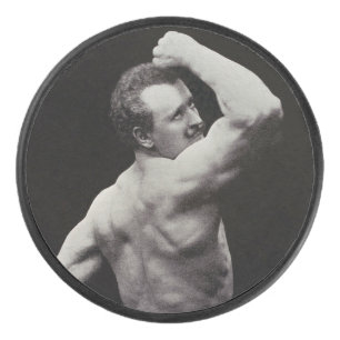 Disco De Hockey Una nueva pose de los hombres fuertes Eugen Sandow