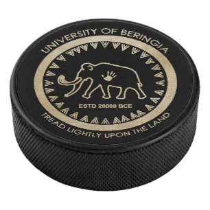 Disco De Hockey Universidad de Beringia Mammoth