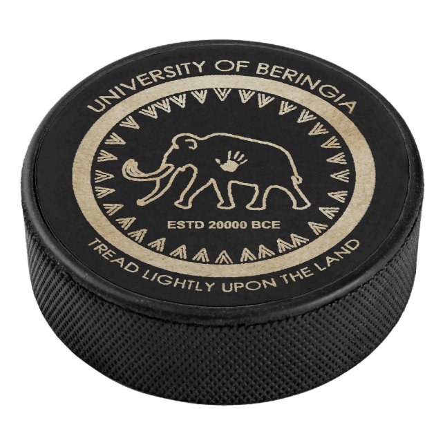 Disco De Hockey Universidad de Beringia Mammoth (3/4)