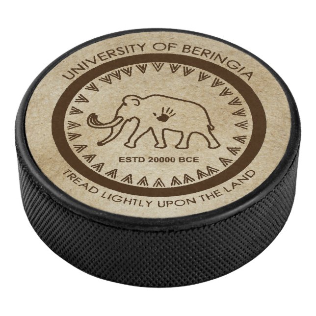 Disco De Hockey Universidad de Beringia Mammoth Seal (3/4)