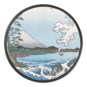 Disco De Hockey Utagawa Hiroshige - Mar frente a Satta, Provincia