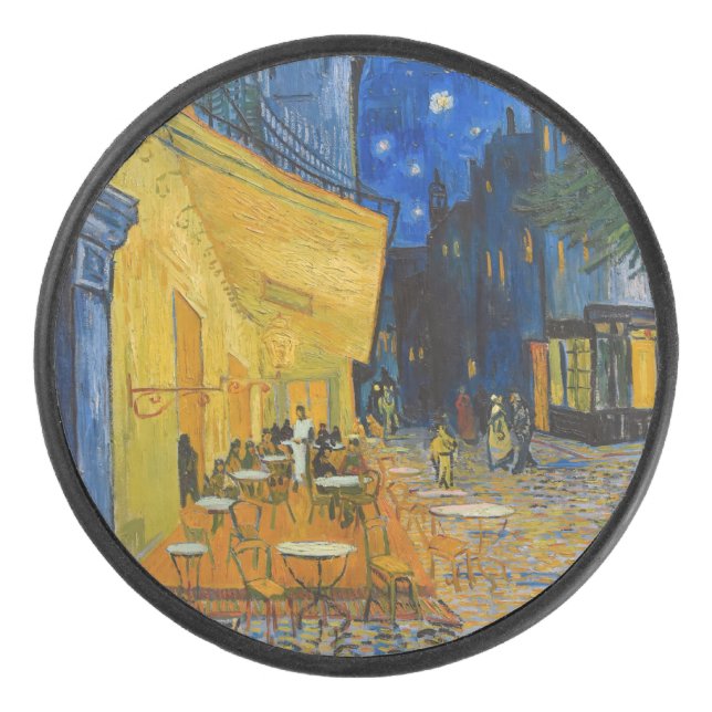 Disco De Hockey Vincent van Gogh - Cafe Terrace de noche (Anverso)