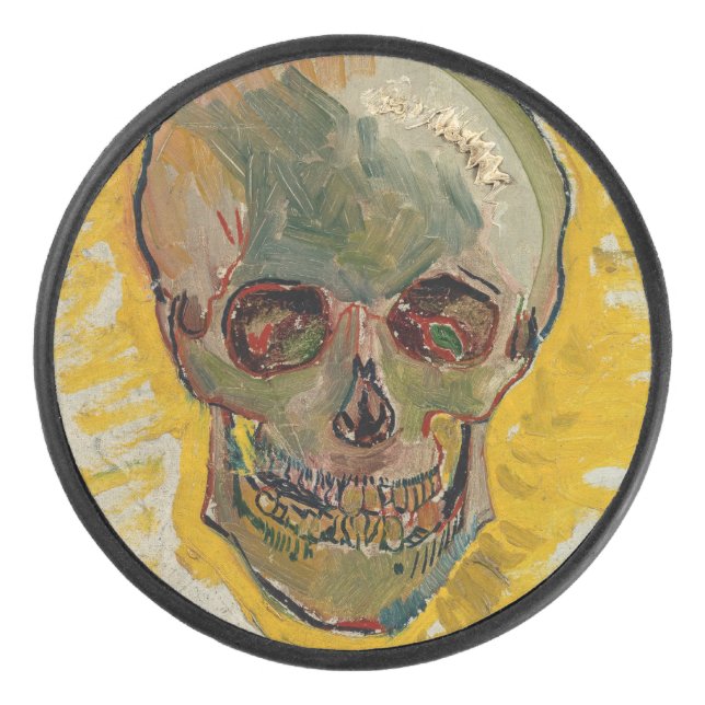 Disco De Hockey Vincent van Gogh - Calavera 1887 #2 (Anverso)