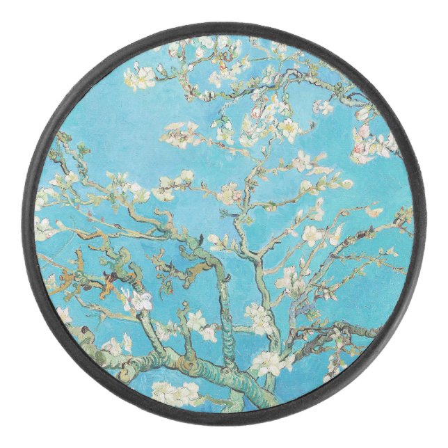 Disco De Hockey Vincent van Gogh - Flor de Almendro (Anverso)