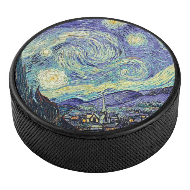 Disco De Hockey Vincent Van Gogh La Noche Estrellada  (3/4)
