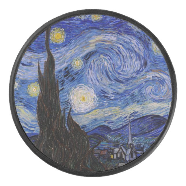 Disco De Hockey Vincent Van Gogh - La noche estrellada (Anverso)