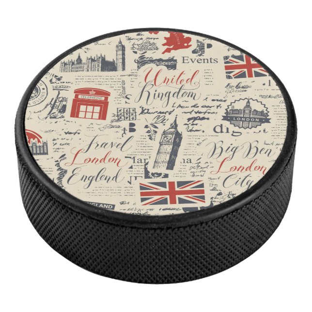 Disco De Hockey Vintage London Hockey Puck (3/4)