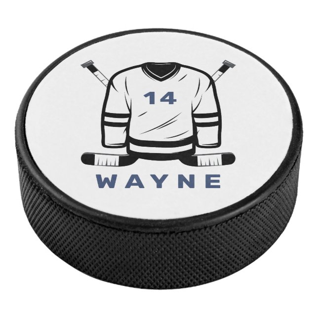 Disco De Hockey WAYNE Hockey Jersey Número Editable Deportes (3/4)