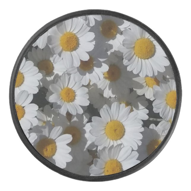 Disco De Hockey White Daisies (Anverso)