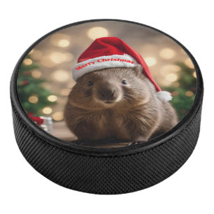 Disco De Hockey Wombat, Navidades Adorables,