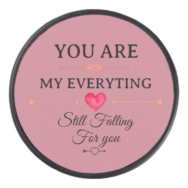 Disco De Hockey You Are My Everything – Romantic Love Quote Wall  (Anverso)