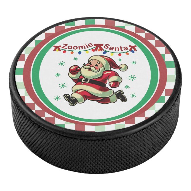 Disco De Hockey Zoomie Santa Christmas (3/4)